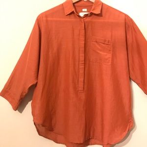 LOFT Softened Orange shirt